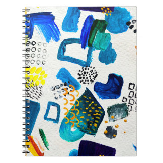 Carnet Motif sans couture fait par des coups de peinture 