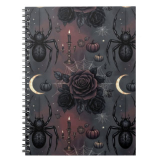 Carnet Motif sans couture Halloween gothique foncé : Arai