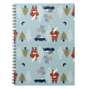 Carnet Motif sans couture pour Noël