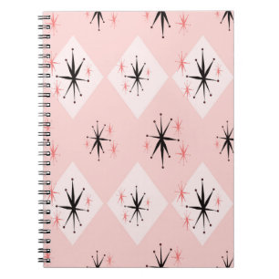 Carnet Motif sans soudure à l'ère atomique inspiré de