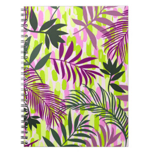 Carnet Motif sans soudure botanique mélangé avec des sh g
