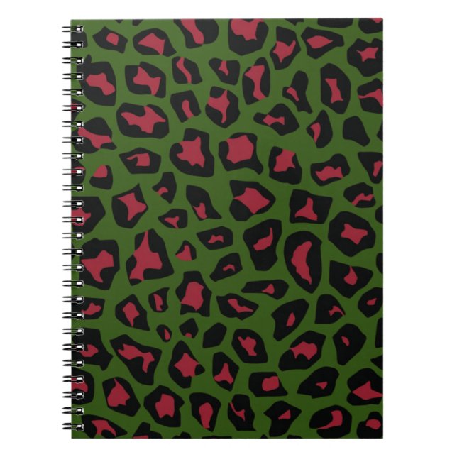 Carnet Motif sans voile Leopard (Devant)