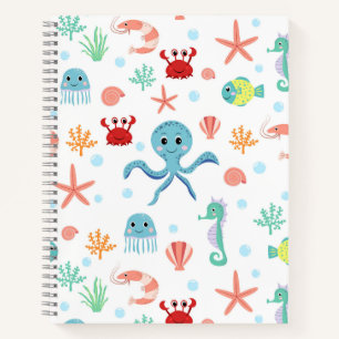 Carnet motif Sea World