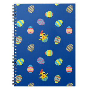 Carnet Motif semi-transparent d'oeuf de Pâques   pâques