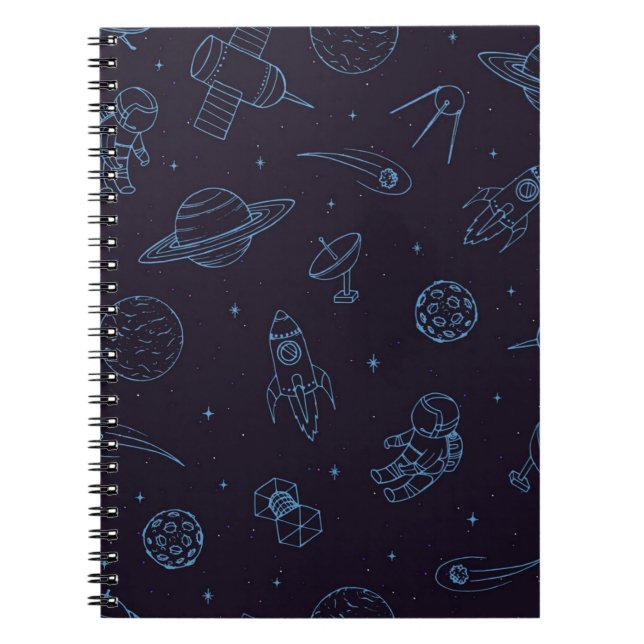 Carnet Motif spatial (Devant)