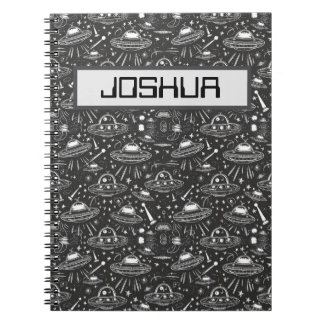 Carnet Motif spatial personnalisé