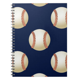 Carnet Motif sportif de baseball Balls