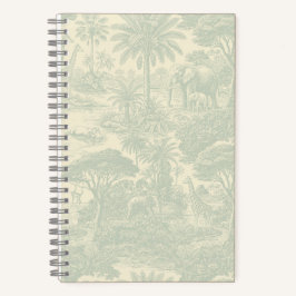 Carnet Motif Toile de Jungle Design Scénique Tropical
