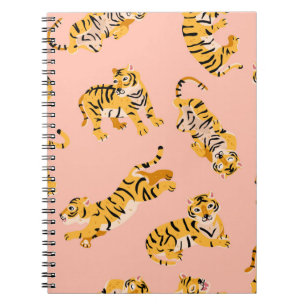 Carnet Motif transparent pour les tigres mignons