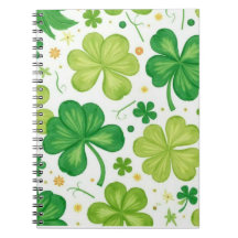 Motif Trèfle à Trois Feuilles Aquarelle