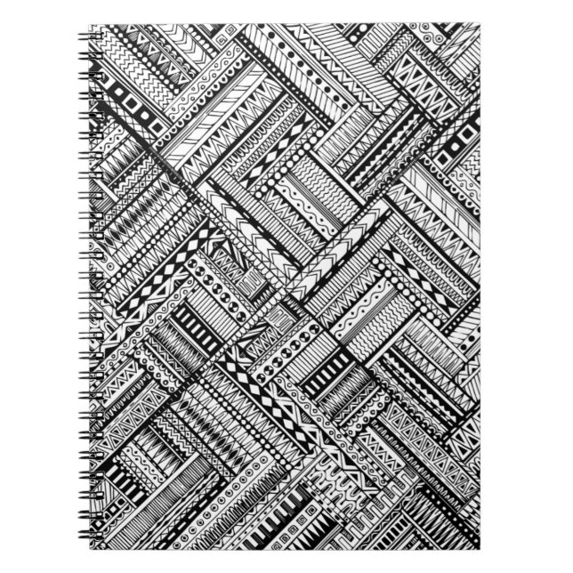 Carnet Motif tribal inspiré d'art (Devant)
