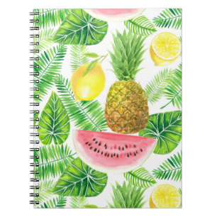 Carnet Motif tropical