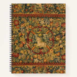 Carnet Motif Unicorne Floral