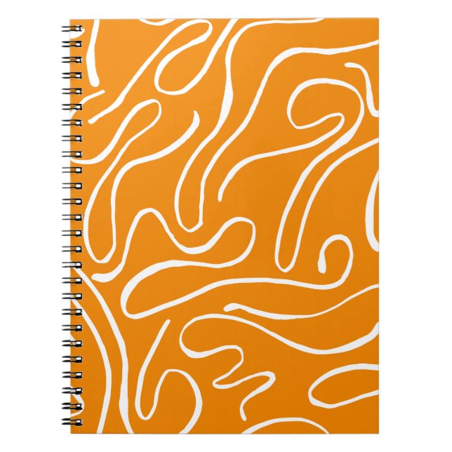 Carnet Motif Vibes Abstrait (Devant)