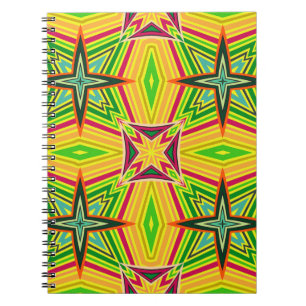 Carnet Motif vintage géométrique tribal. Une ethnie sans