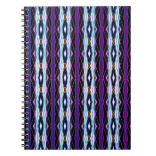 Carnet Motif violet unique