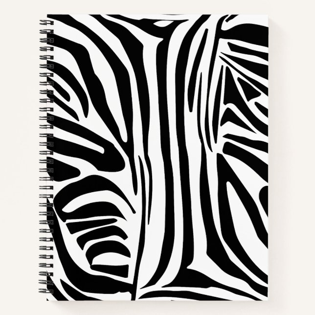 Carnet Motif zèbre (Devant)