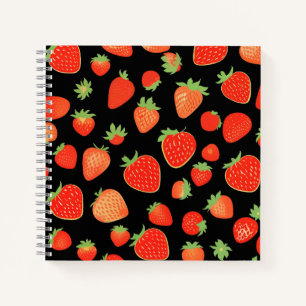 Carnet Motifs de fraises