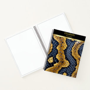 Carnet Motifs uniques d'une peau de serpent venimeuse vib
