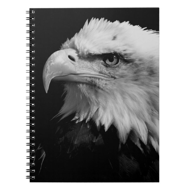 Carnet Motivation du leadership de l'aigle américain (Devant)