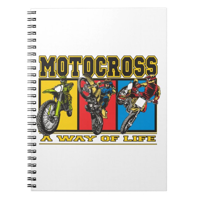 Carnet Motocross un mode de vie (Devant)