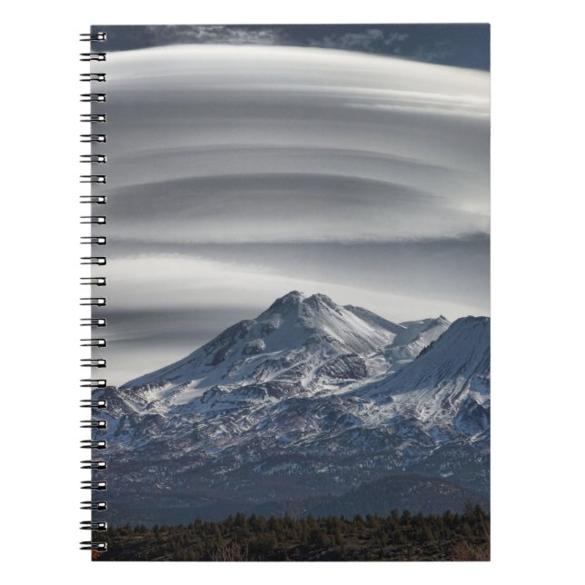 CARNET MOUNT SHASTA LENTICULAIRE (Devant)