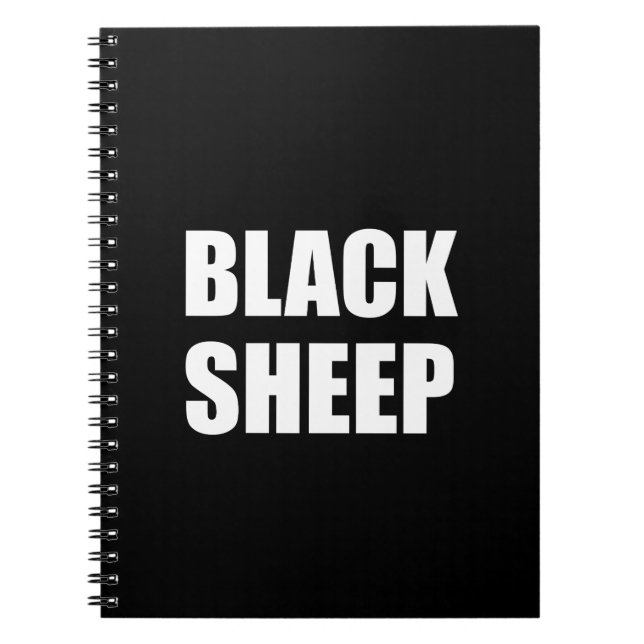 Carnet Moutons noirs (Devant)