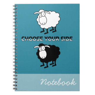 Carnet Moutons noirs et blancs