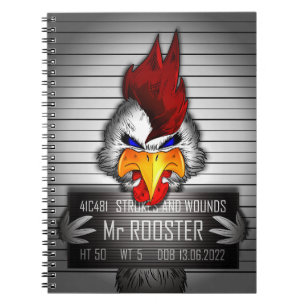 Carnet Mr. Rooster Notizblock