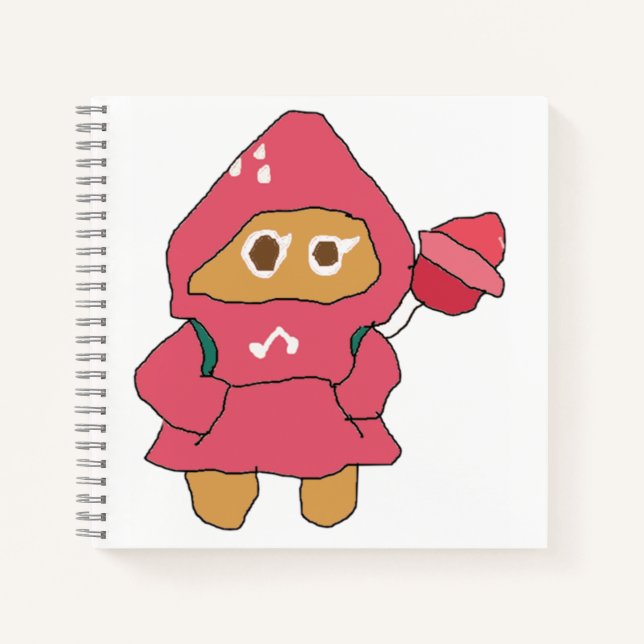 Carnet Ms Paint cookie run cookie fraise (Devant)
