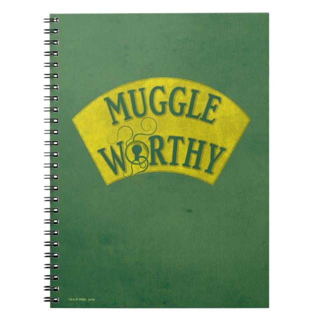CARNET MUGGLE WORTHY™ (Devant)