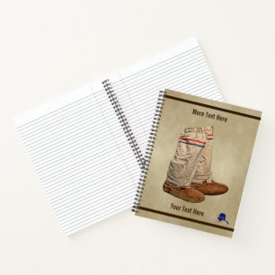 Carnet Mukluks Sur Vieux Papier