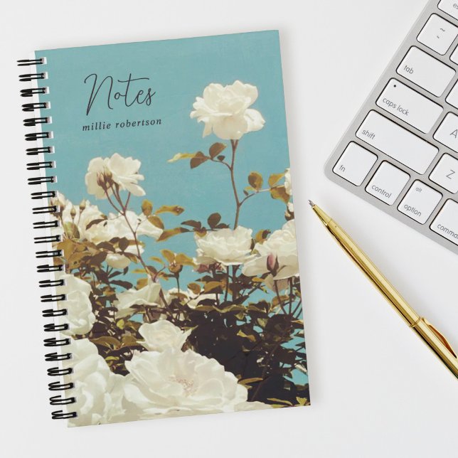 Carnet Multi Roses Floral Garden Custom Spiral Notebook (Créateur téléchargé)