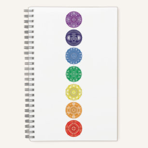 Carnet multicolore Chakra Mandala