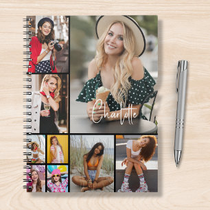Carnet Multiphoto Collage simple moderne personnalisé