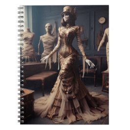 Carnet Mummy Queen Steampunk Vintage victorien