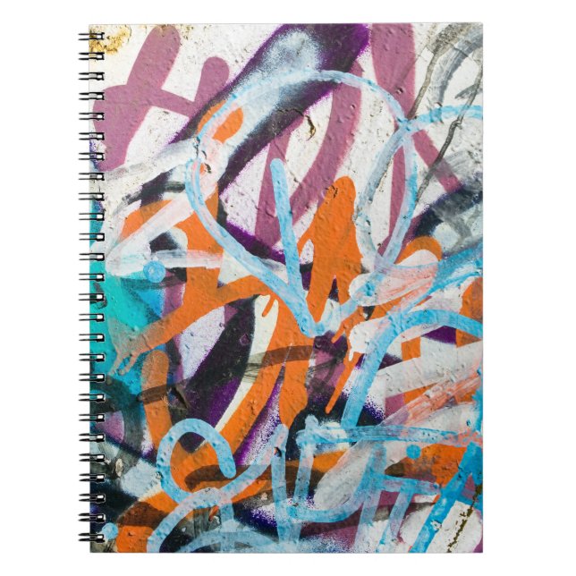 Carnet Mur de béton patiné, texture grungy. (Devant)