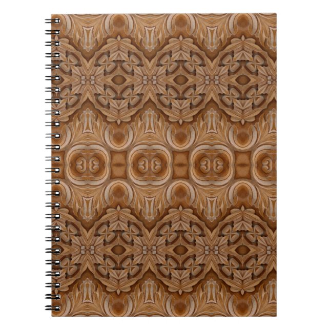 Carnet Mur en bois sculpté closeabstraite, antique, antiq (Devant)
