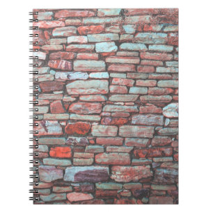 Carnet Mur en brique rouge