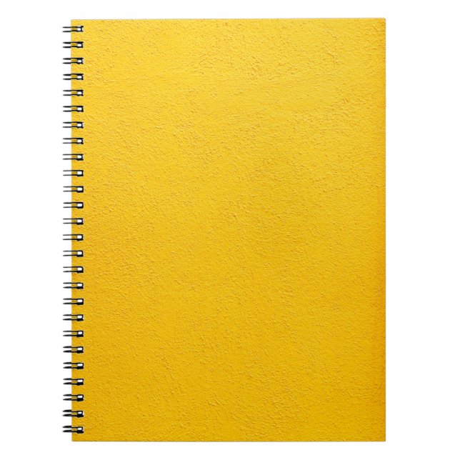 Carnet Mur jaune peint (Devant)