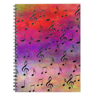 Carnet Music Instruments note des tonalités de danse