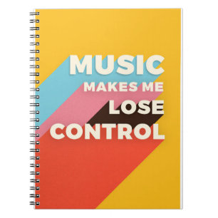 Carnet Musique Art Musique Me Fait Perdre Le Contrôle