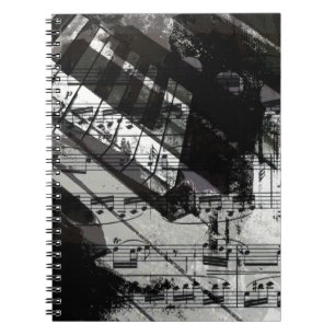 Carnet musique, décor de piano (10)