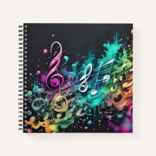 Carnet musique graffiti