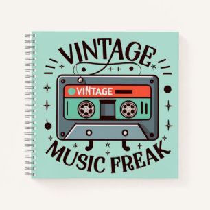 Carnet Musique vintage Freak