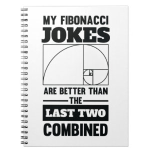 Carnet My Fibonacci plaisante drôle maths Spiral plaisant