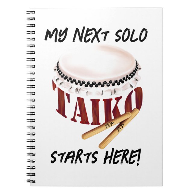 Carnet My next solos starts here (Devant)