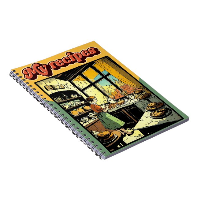 Carnet My recipes retro (Côté Droit)