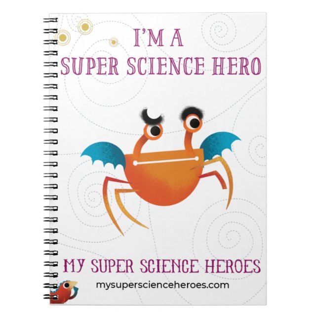 Carnet My Super Science Notebook - Orange Minion (Devant)