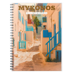 Carnet Myconos Grèce